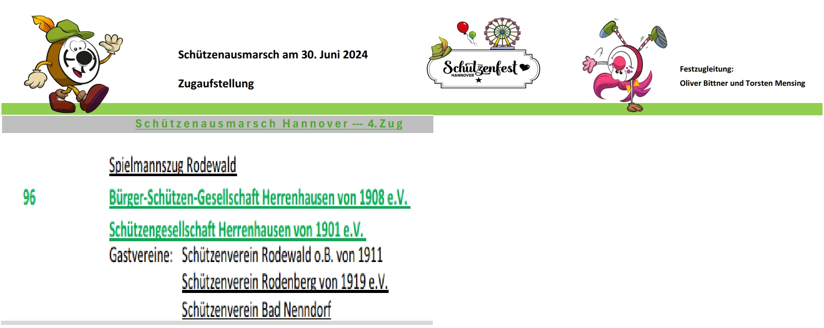 Ausmarsch Hannover 2024